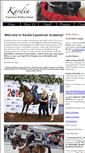 Mobile Screenshot of kardiaequestrian.com